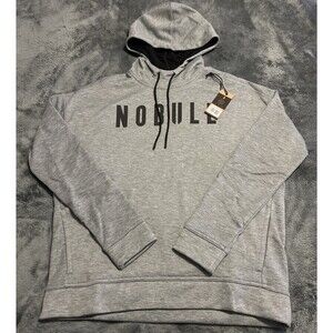 XS NoBull Hoodie Sweatshirt Womens Gray Long Sleeve CrossFit Gym Casual New
